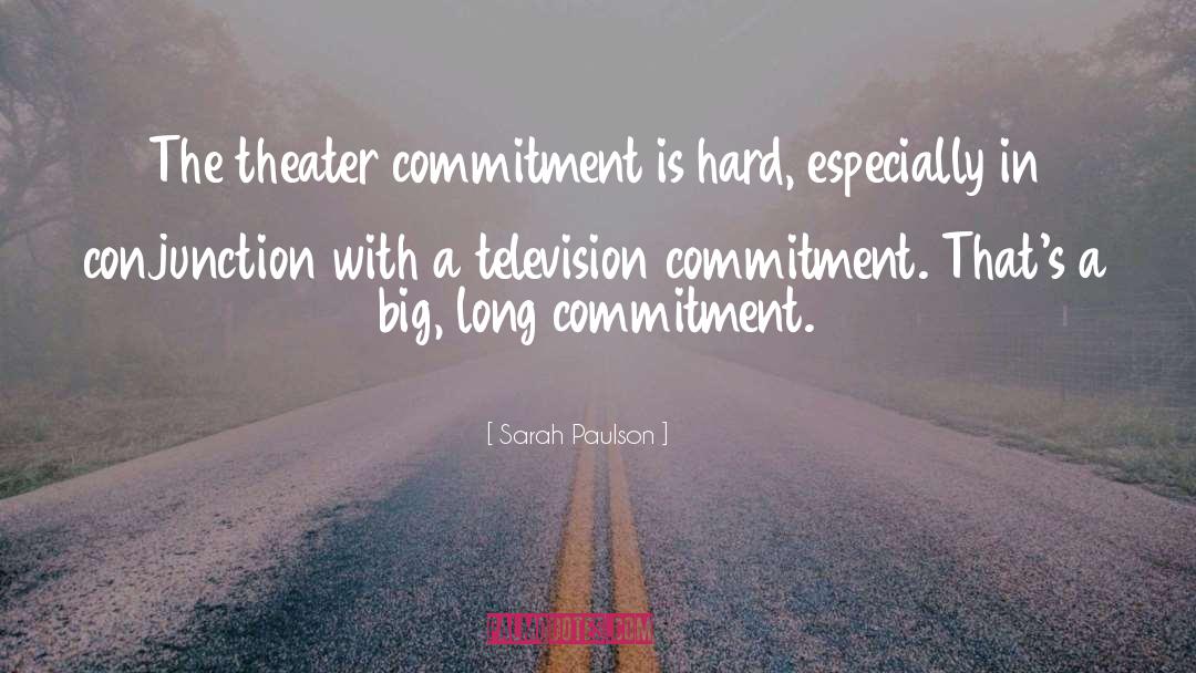 His Commitment quotes by Sarah Paulson