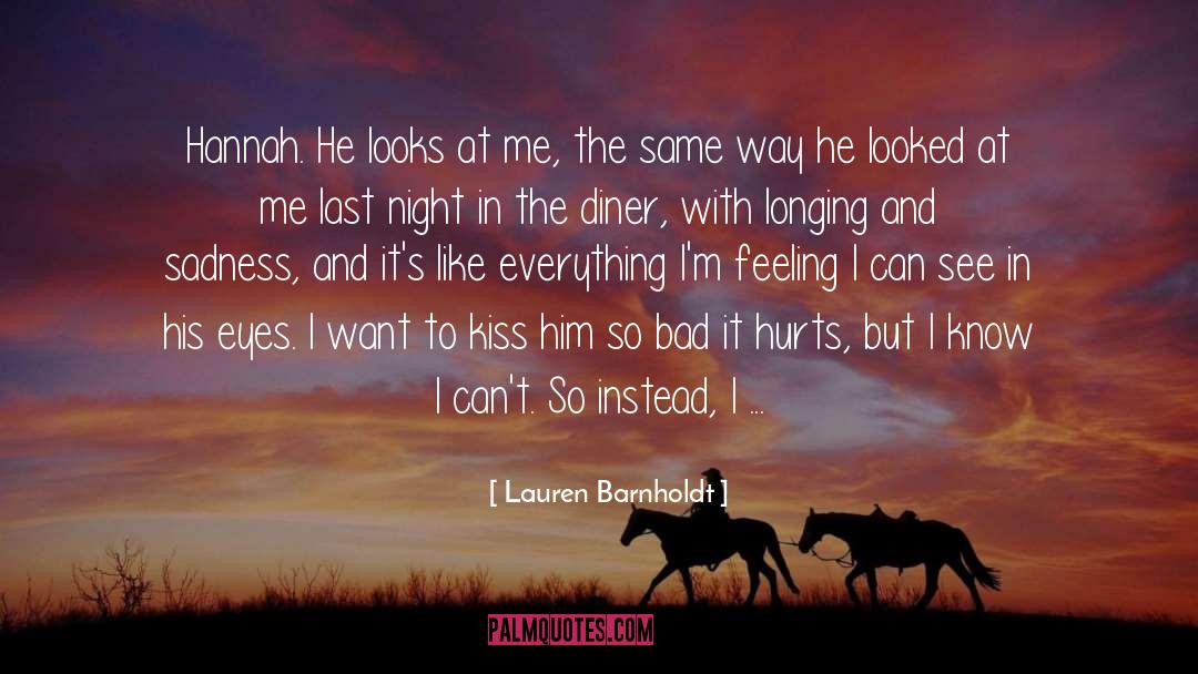 His Eyes quotes by Lauren Barnholdt