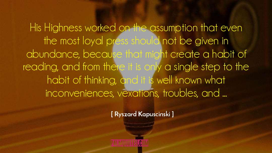 His Highness quotes by Ryszard Kapuscinski