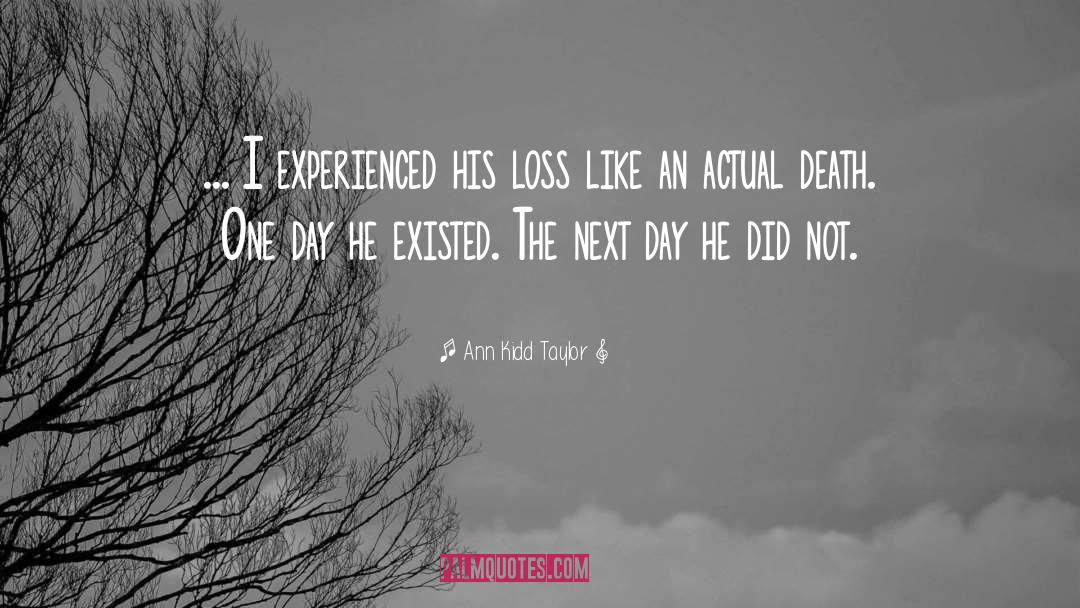 His Loss quotes by Ann Kidd Taylor