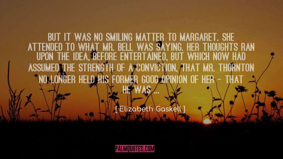 His Love quotes by Elizabeth Gaskell
