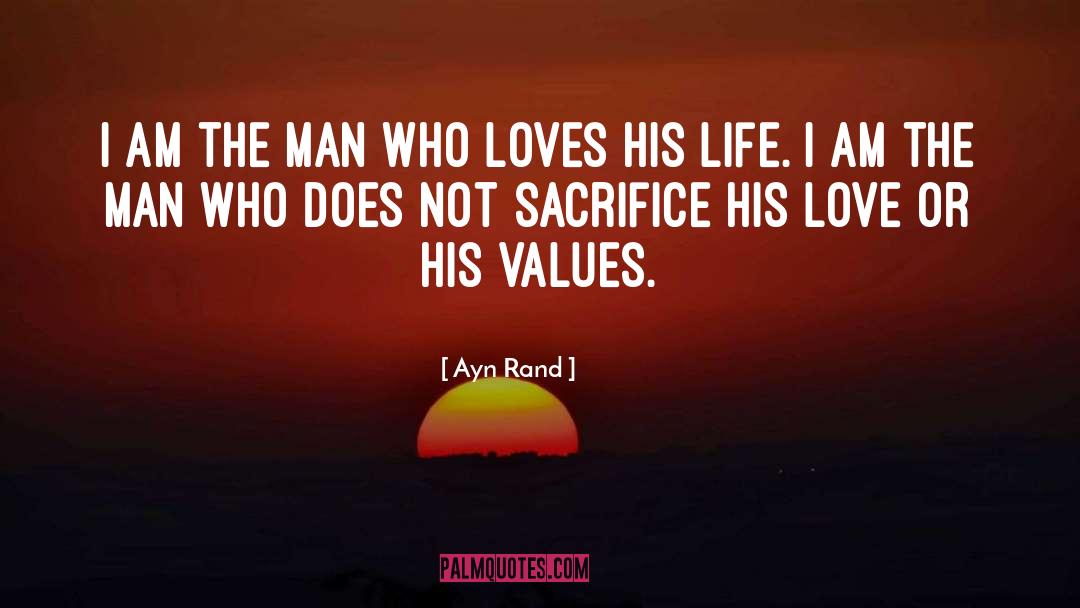 His Love quotes by Ayn Rand