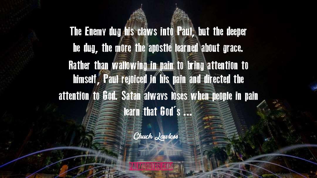 His Pain quotes by Chuck Lawless