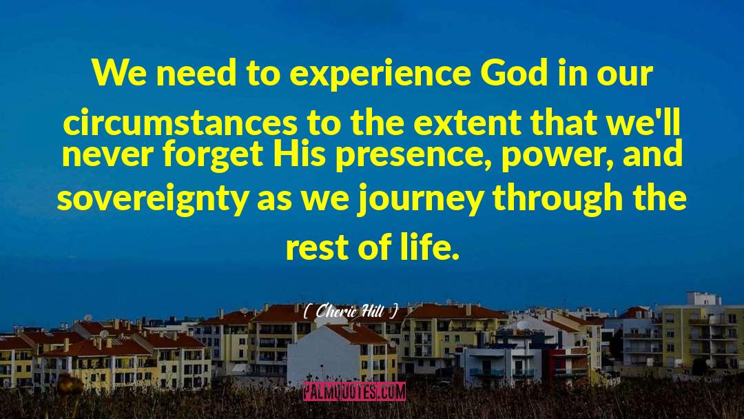 His Presence quotes by Cherie Hill