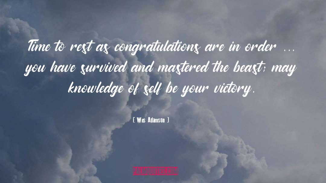 His Success quotes by Wes Adamson