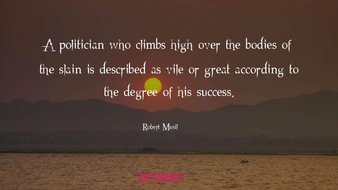 His Success quotes by Robert Musil