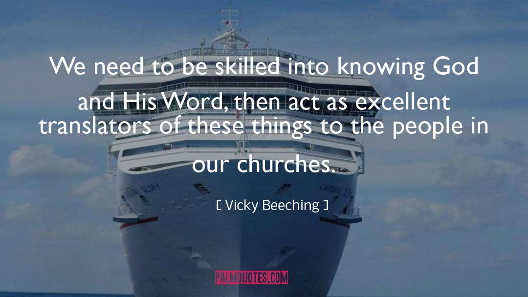 His Word quotes by Vicky Beeching