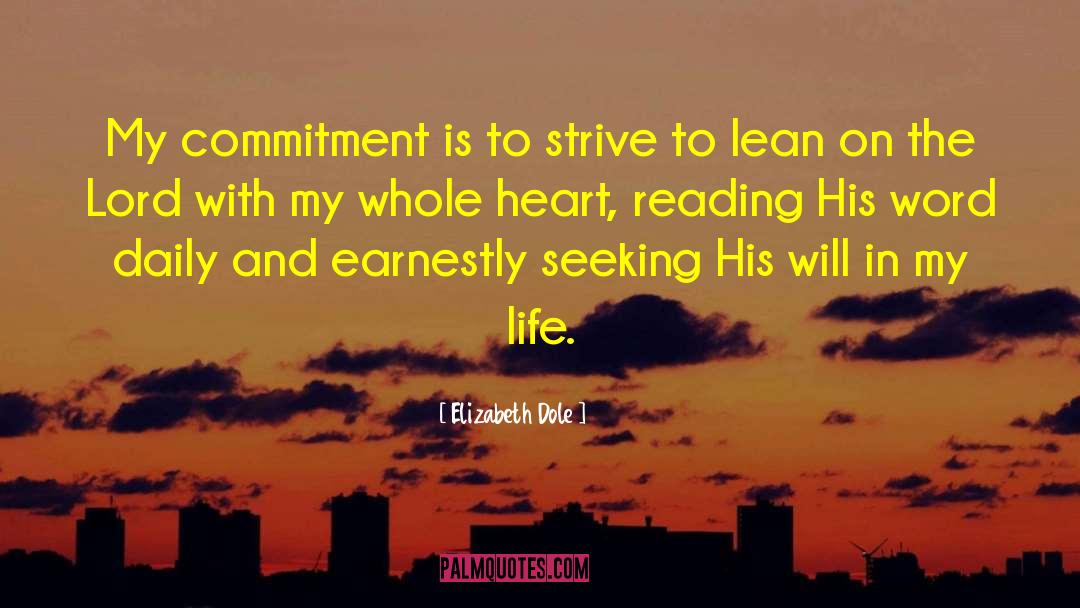 His Word quotes by Elizabeth Dole