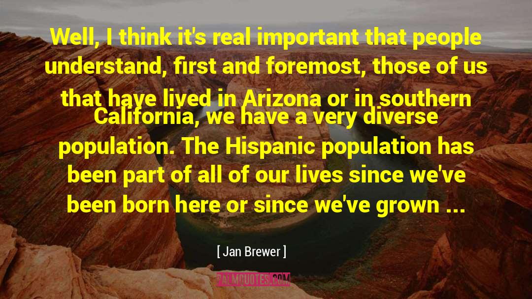 Hispanic Month quotes by Jan Brewer