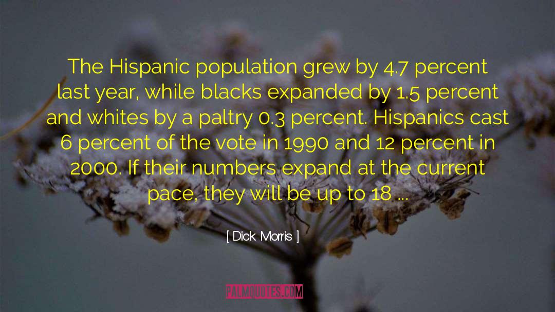 Hispanics quotes by Dick Morris