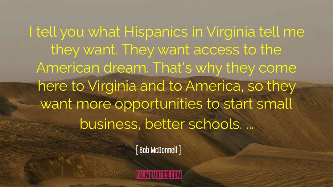 Hispanics quotes by Bob McDonnell