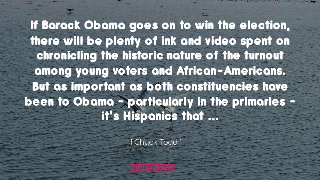 Hispanics quotes by Chuck Todd