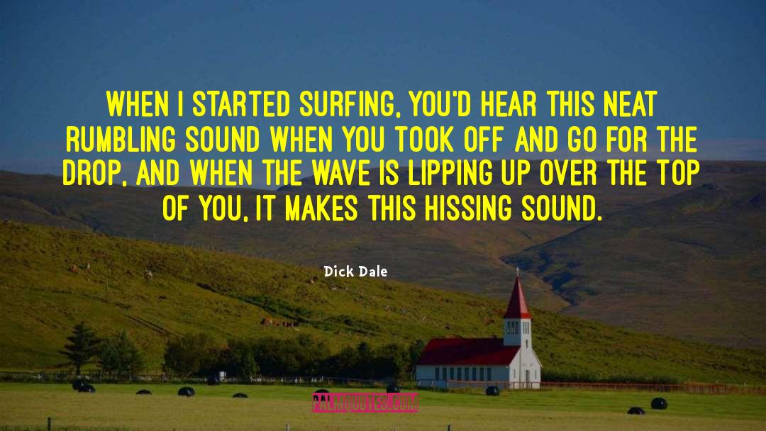 Hissing quotes by Dick Dale