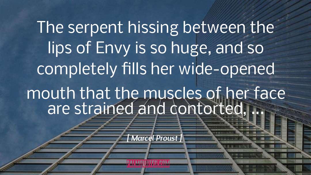 Hissing quotes by Marcel Proust