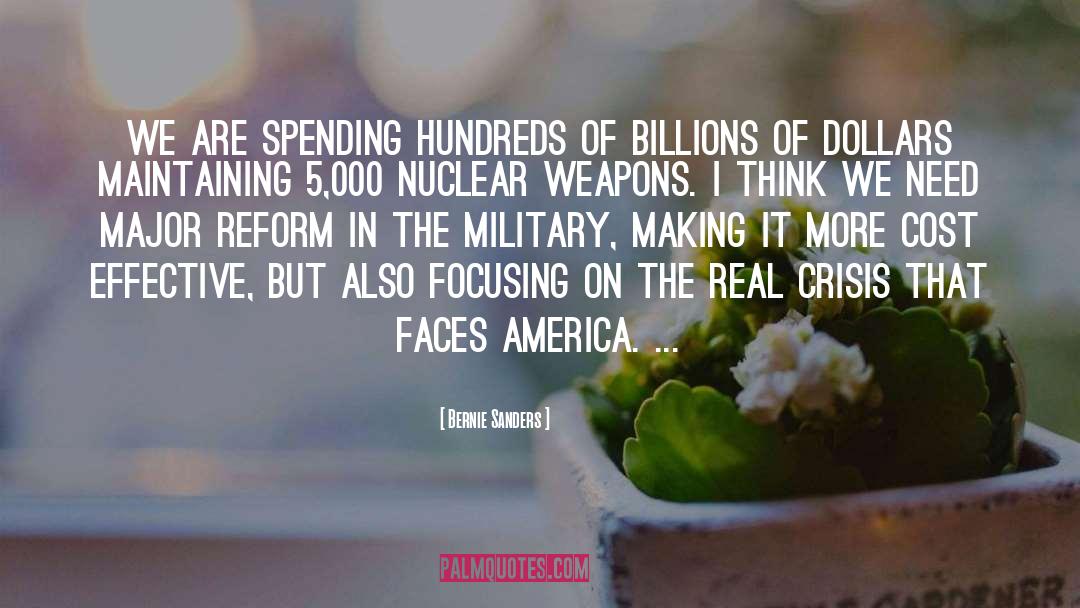 Histed In The Military quotes by Bernie Sanders