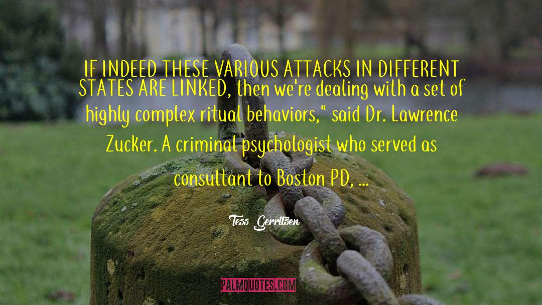 Histed Pd quotes by Tess Gerritsen