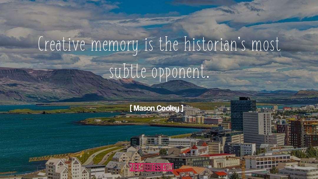 Historians quotes by Mason Cooley