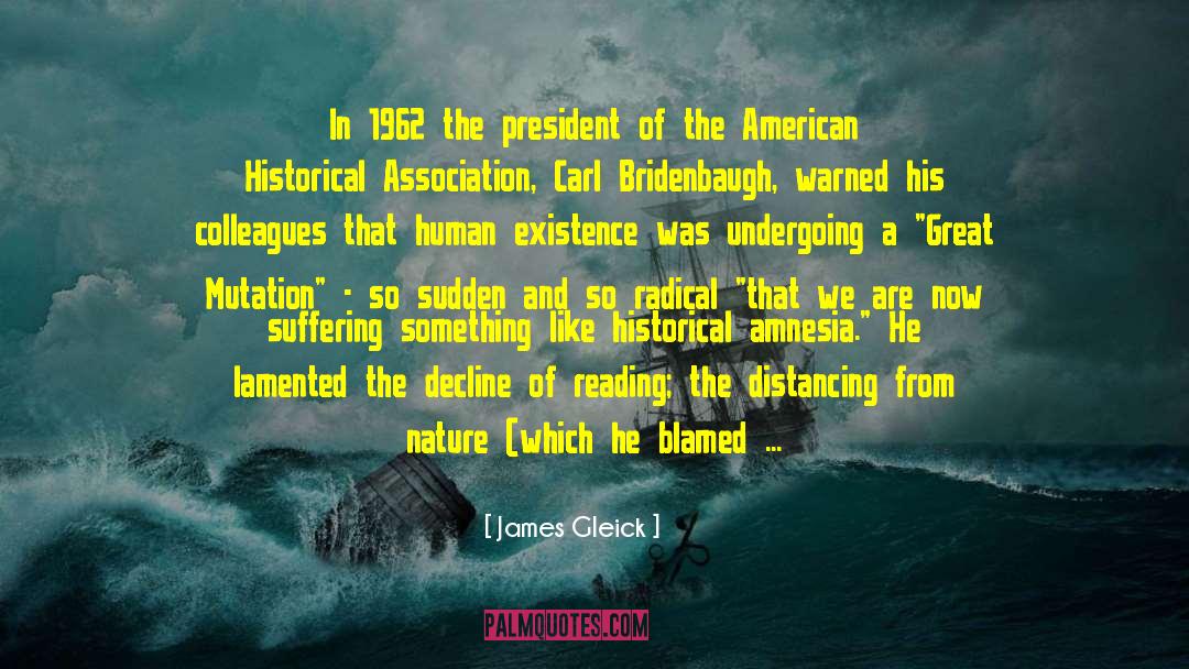 Historical Amnesia quotes by James Gleick