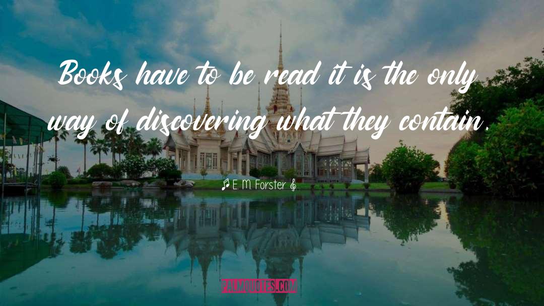 Historical Books quotes by E. M. Forster