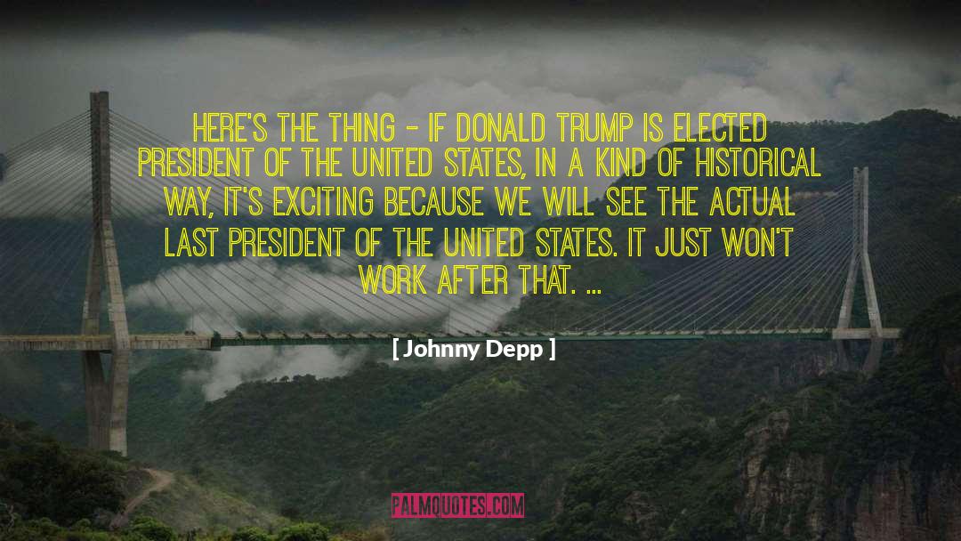 Historical Change quotes by Johnny Depp