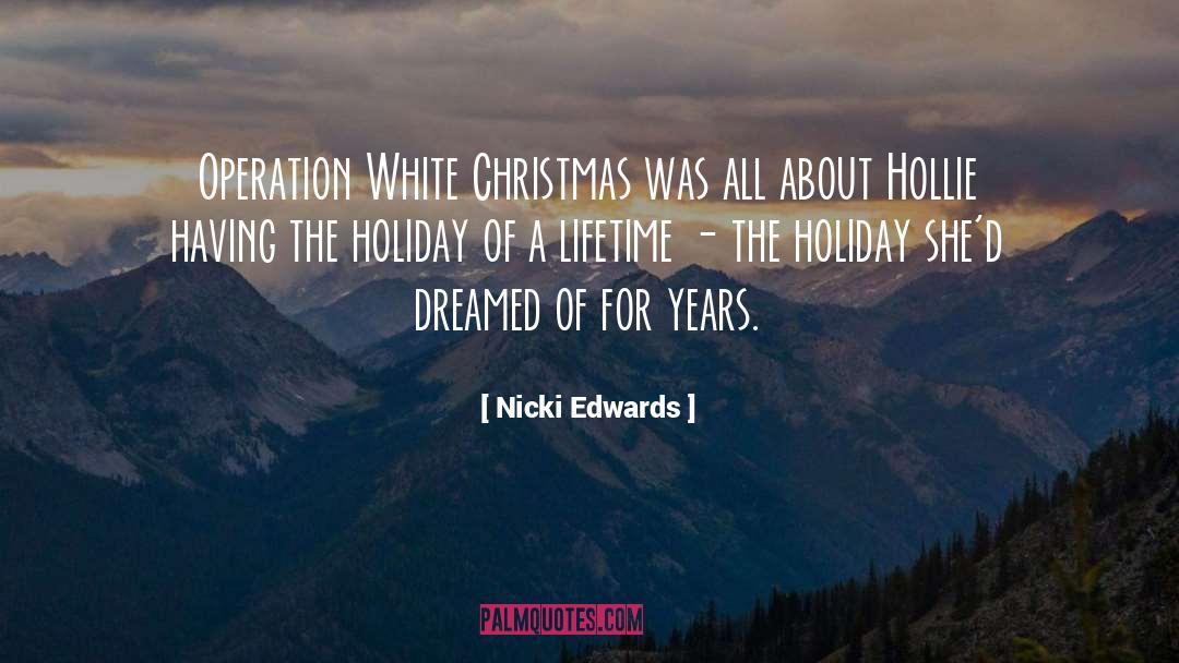 Historical Christmas Romance quotes by Nicki Edwards