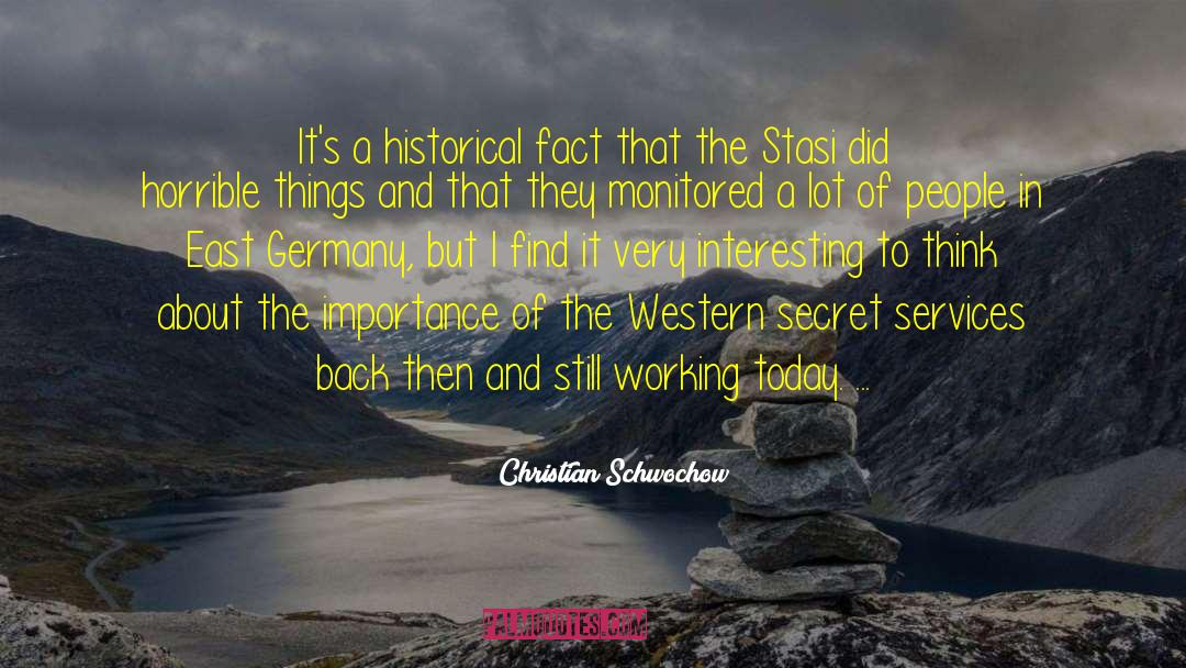 Historical Fact quotes by Christian Schwochow