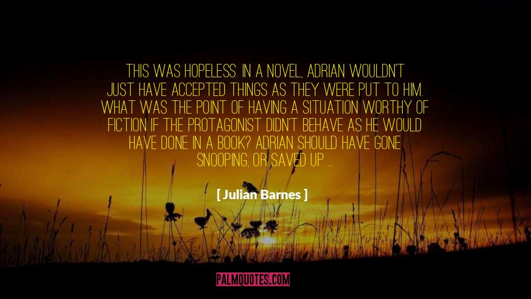 Historical Fiction Novel quotes by Julian Barnes