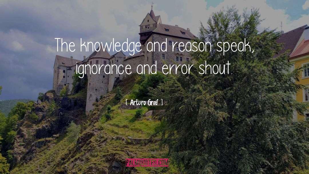 Historical Ignorance quotes by Arturo Graf