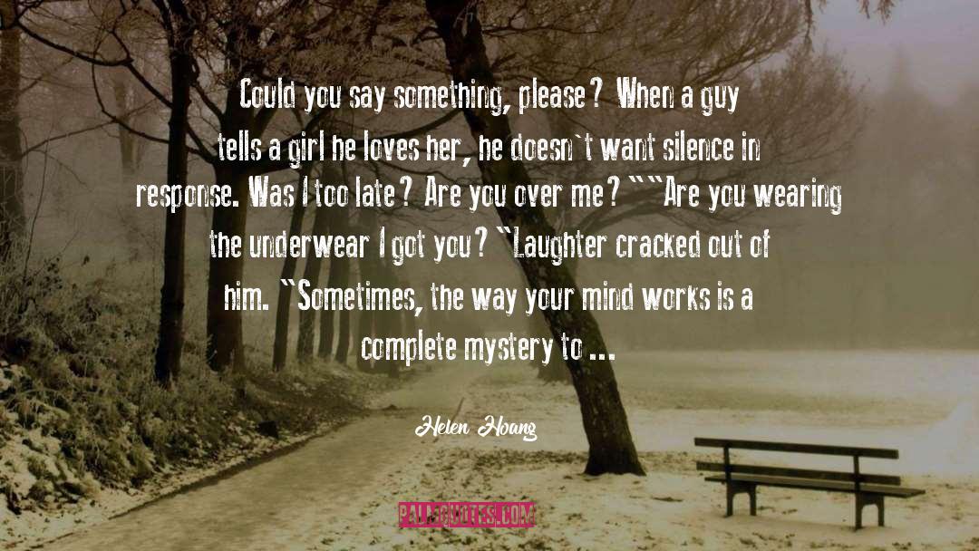 Historical Mystery quotes by Helen Hoang