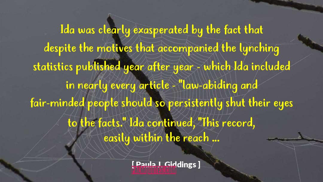 Historical Record quotes by Paula J. Giddings