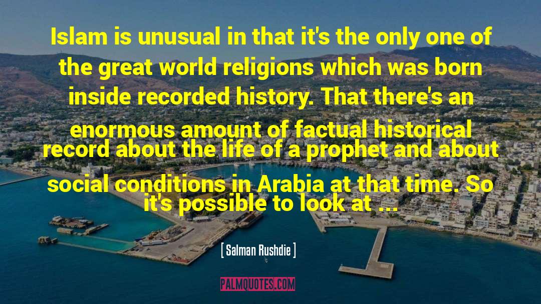 Historical Record quotes by Salman Rushdie