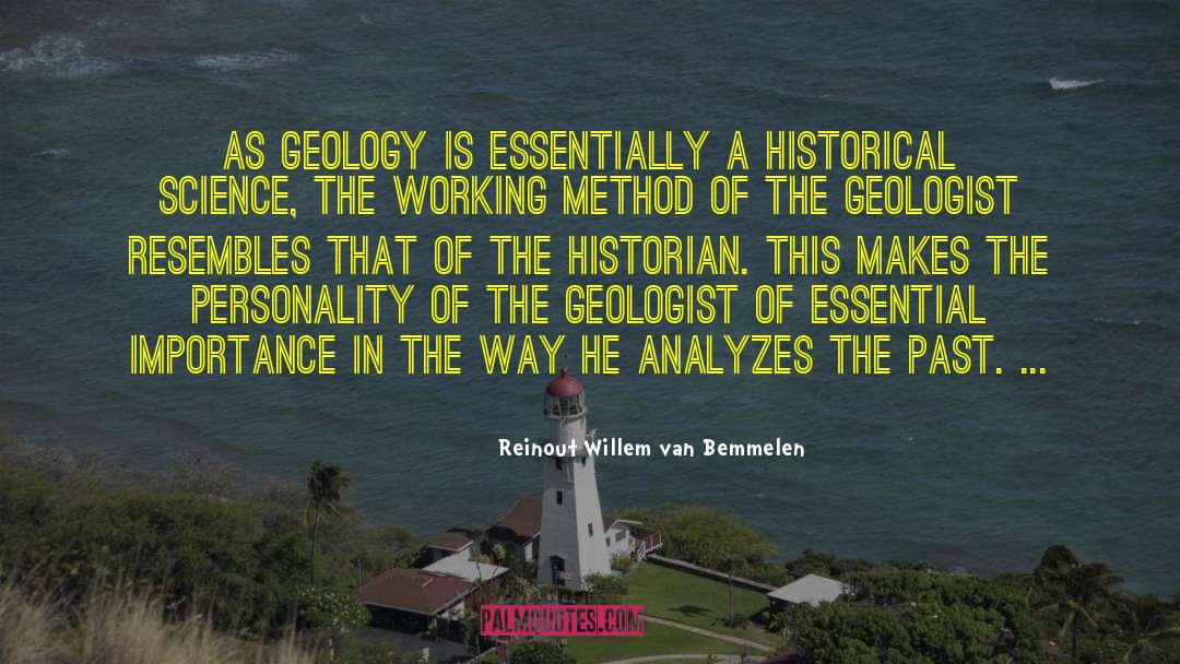 Historical Record quotes by Reinout Willem Van Bemmelen