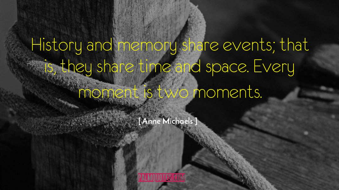 History And Memory quotes by Anne Michaels