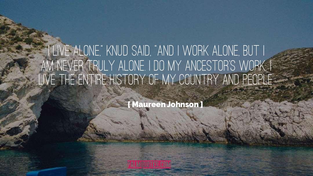 History Ireland quotes by Maureen Johnson