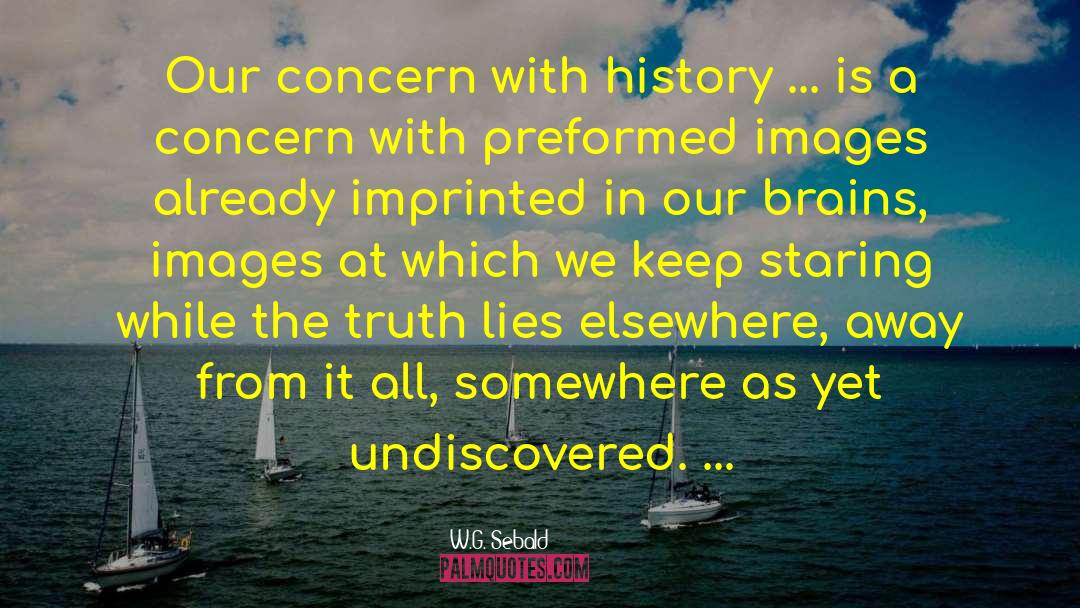 History Matters quotes by W.G. Sebald