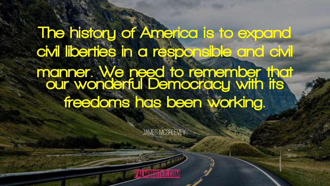 History Of America quotes by James McGreevey