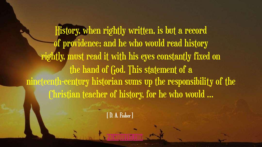 History Of England quotes by D. A. Fisher