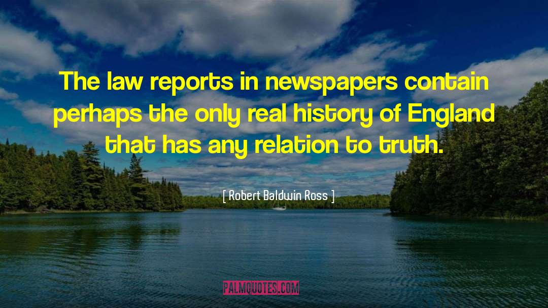 History Of England quotes by Robert Baldwin Ross