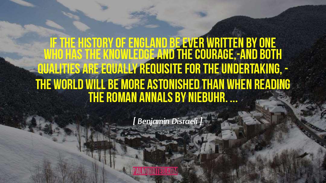 History Of England quotes by Benjamin Disraeli