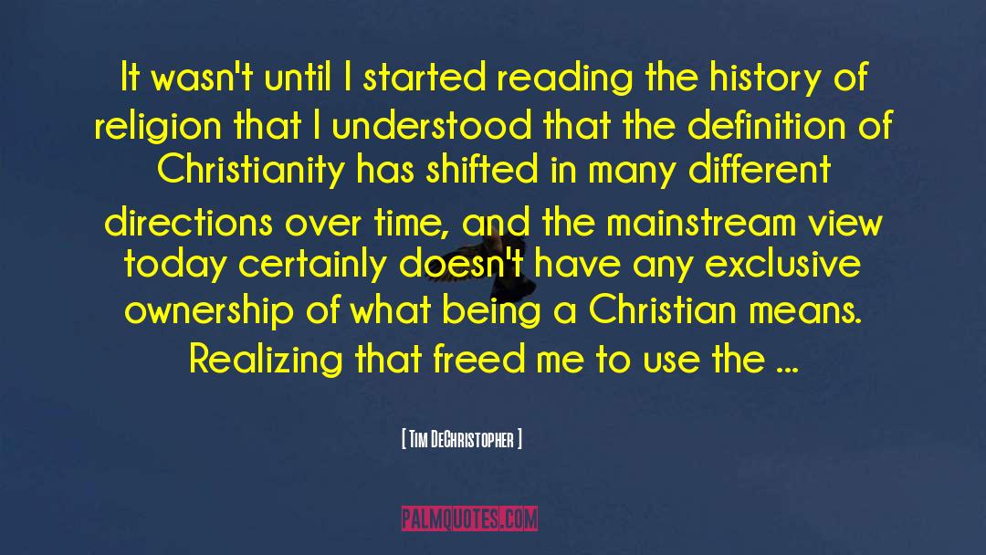 History Of Religion quotes by Tim DeChristopher