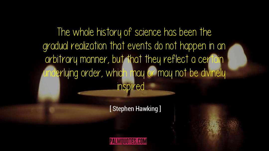 History Of Science quotes by Stephen Hawking