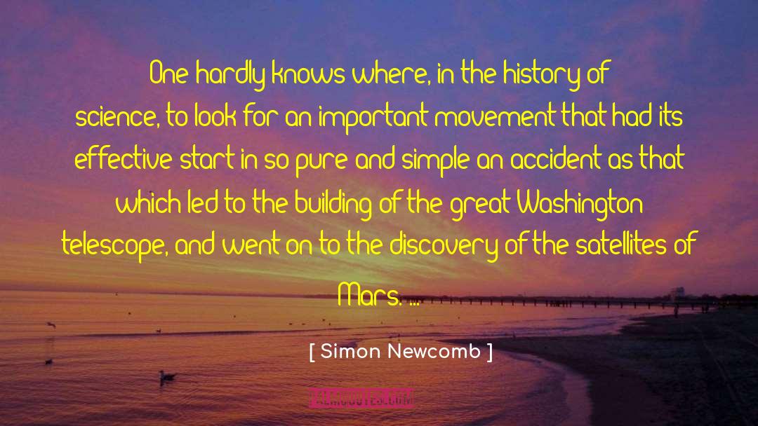 History Of Science quotes by Simon Newcomb