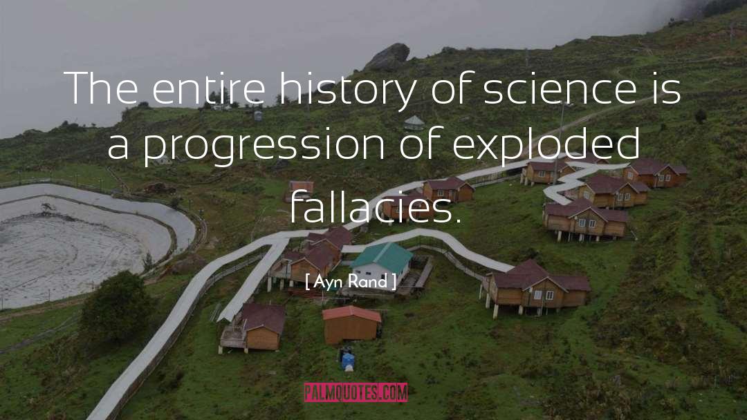 History Of Science quotes by Ayn Rand