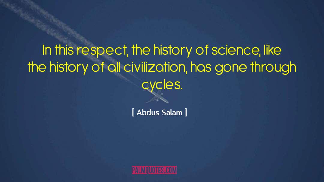 History Of Science quotes by Abdus Salam