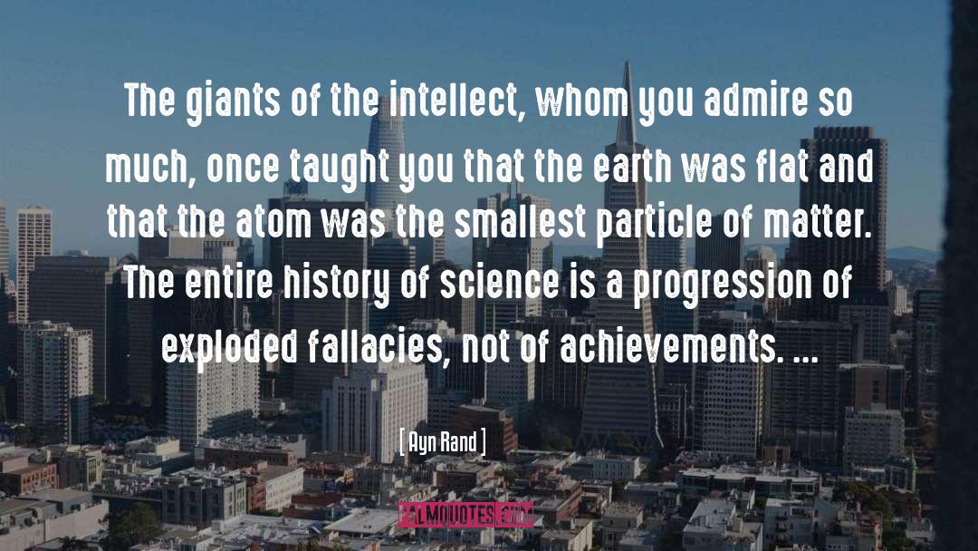 History Of Science quotes by Ayn Rand