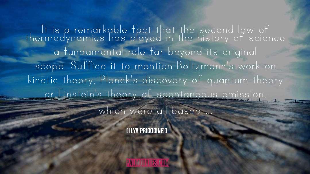 History Of Science quotes by Ilya Prigogine