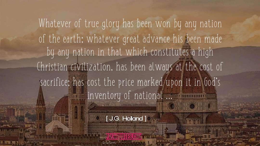 History Of The Earth quotes by J.G. Holland