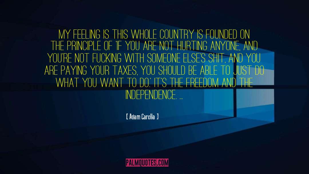 History Of United States quotes by Adam Carolla