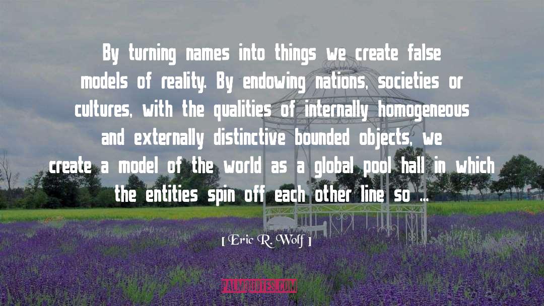 History Politics quotes by Eric R. Wolf