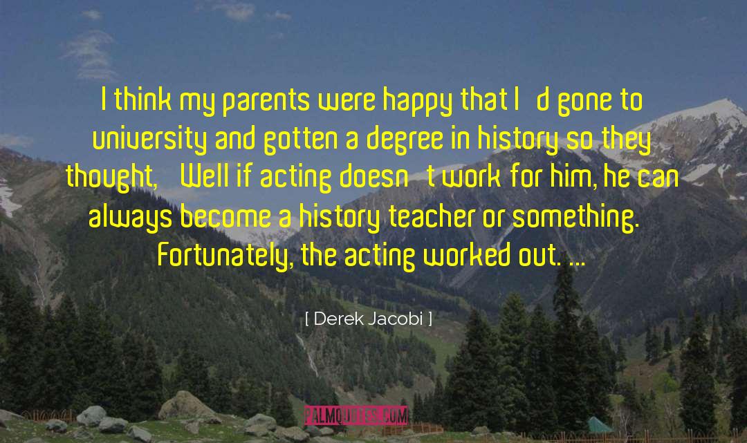 History Teacher quotes by Derek Jacobi